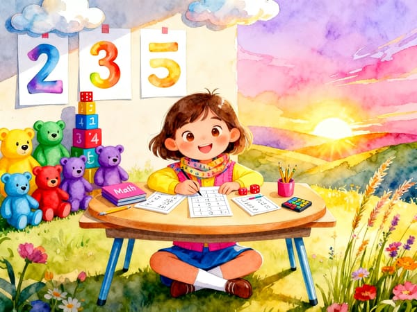 Noura Counts Arabic Numbers