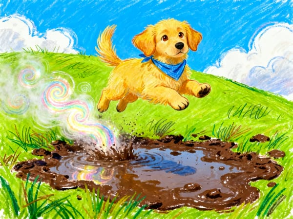 Hua Hua's Raindrop Journey