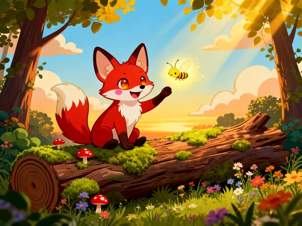 Fuchs und die Glühwürmchen